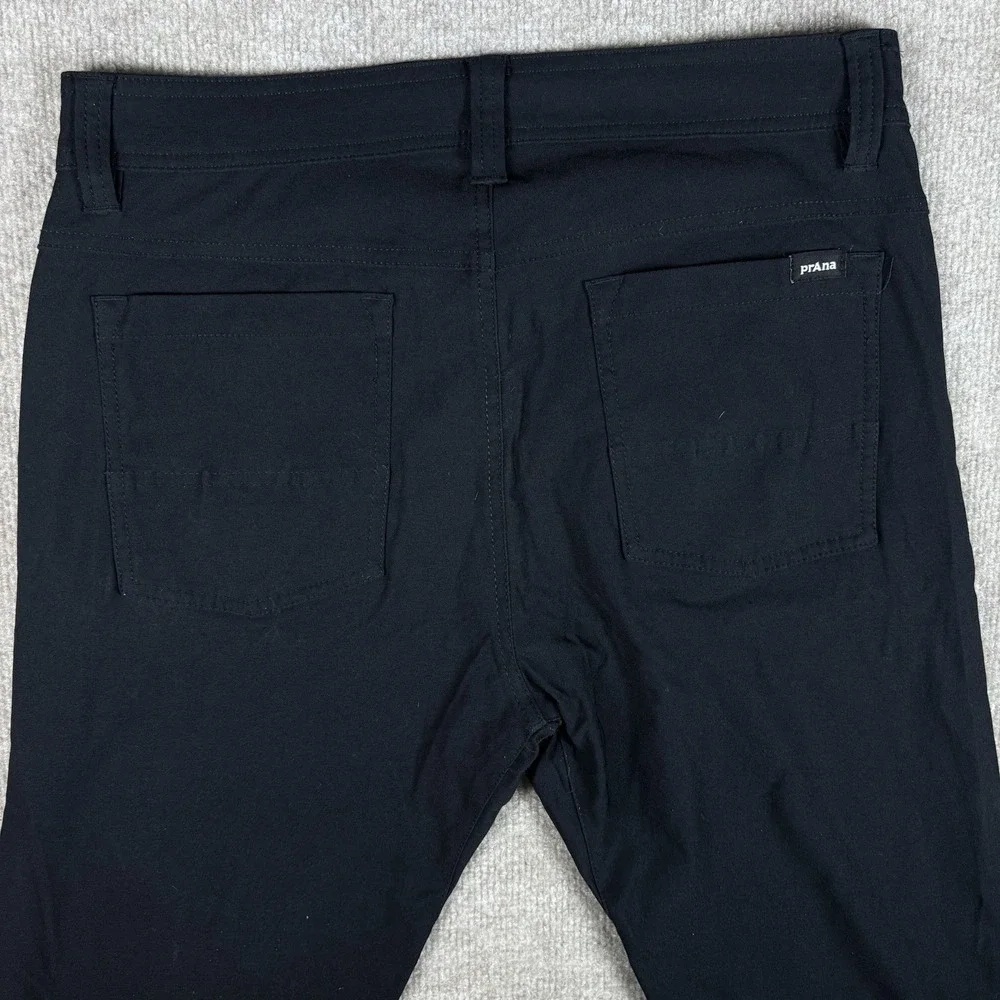 Prana Slim Fit Pants Mens 31x30 Black Stretch 5 Pocket Performance Hiking